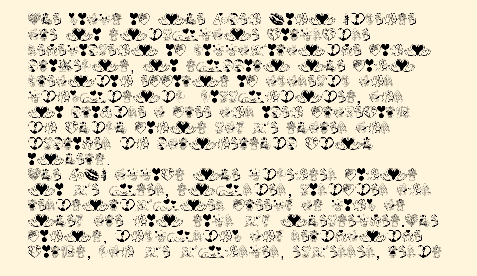 LovePoision font 1