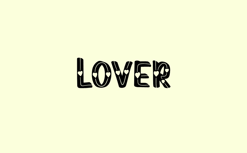 Lover font big