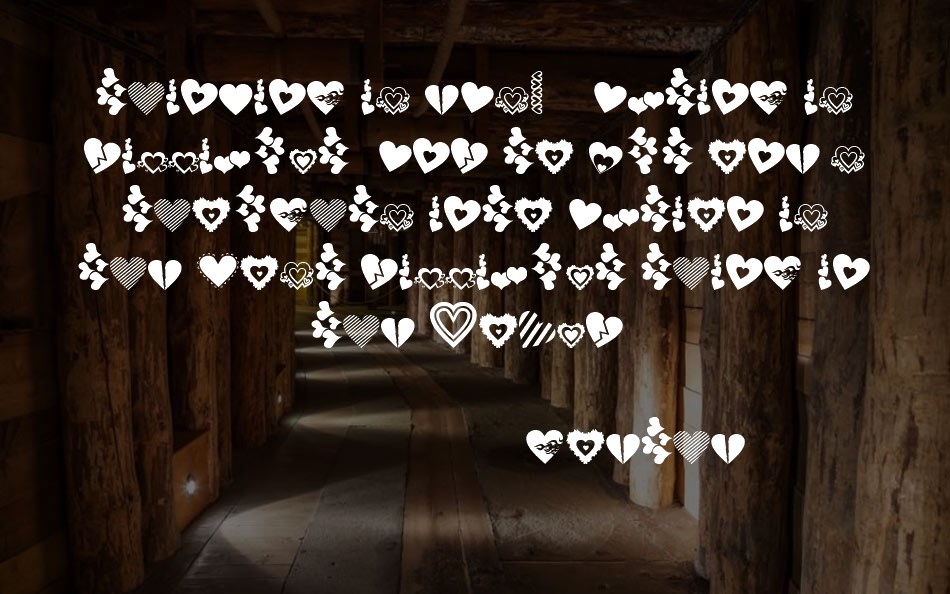 Loves DevineUS font text