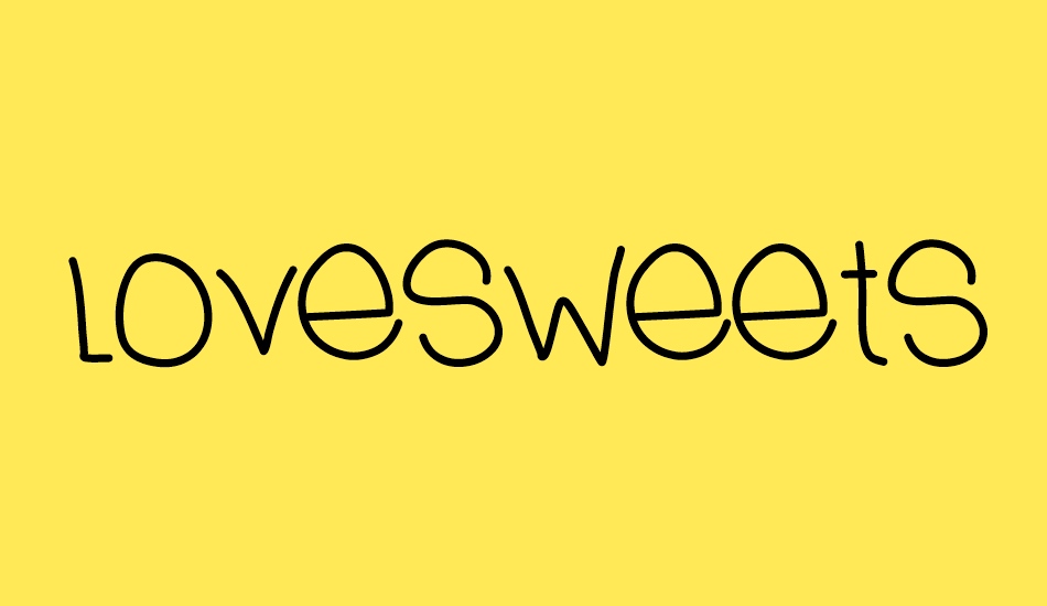 LoveSweets font big