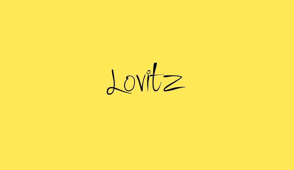 Lovitz font big