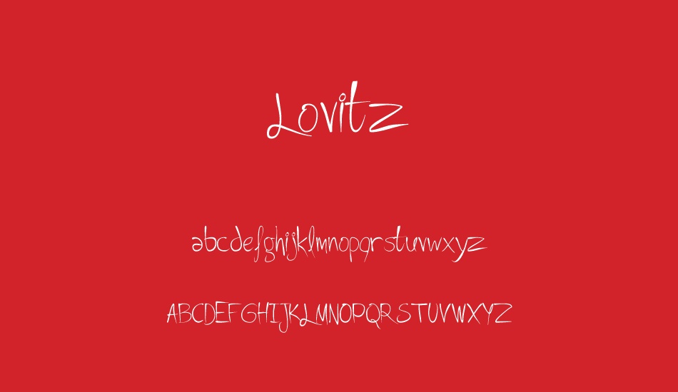 Lovitz font