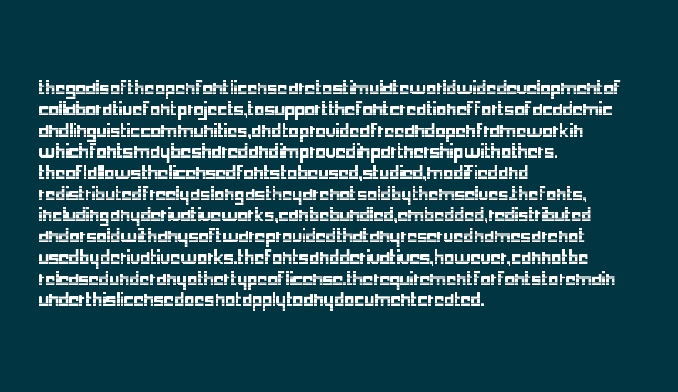 low-down-cut font 1