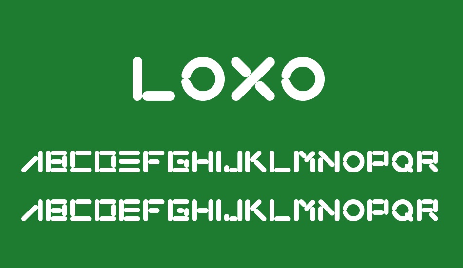 LOXO font