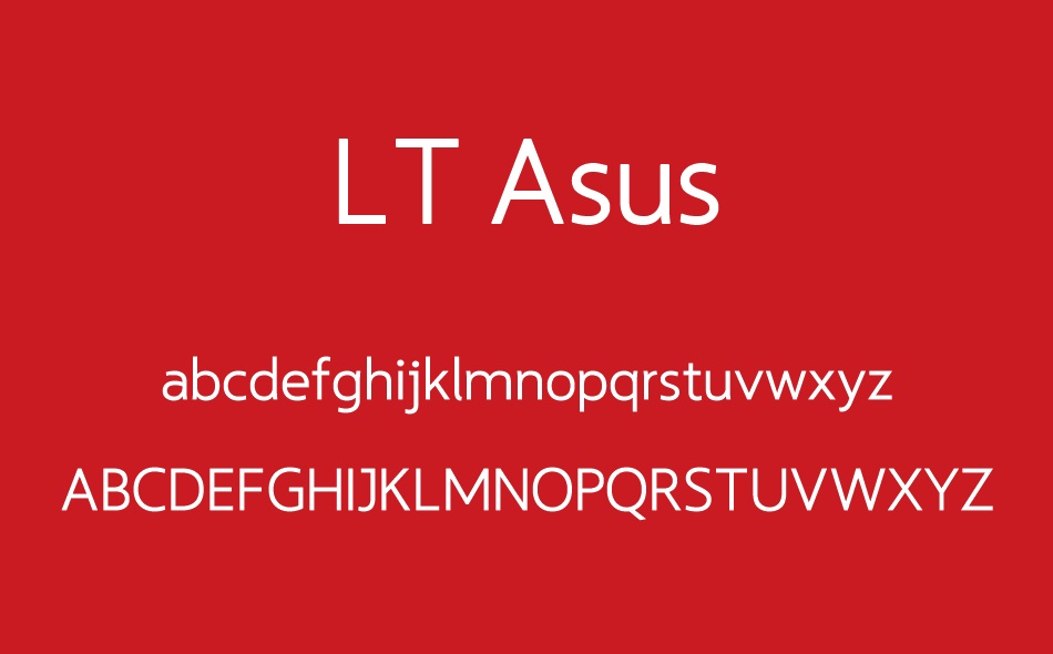 LT Asus font