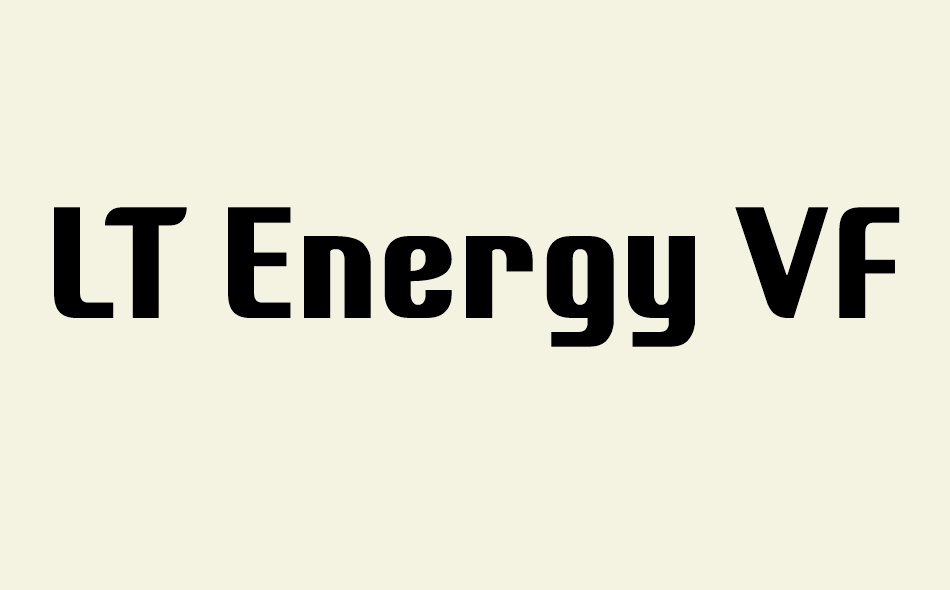 LT Energy font big