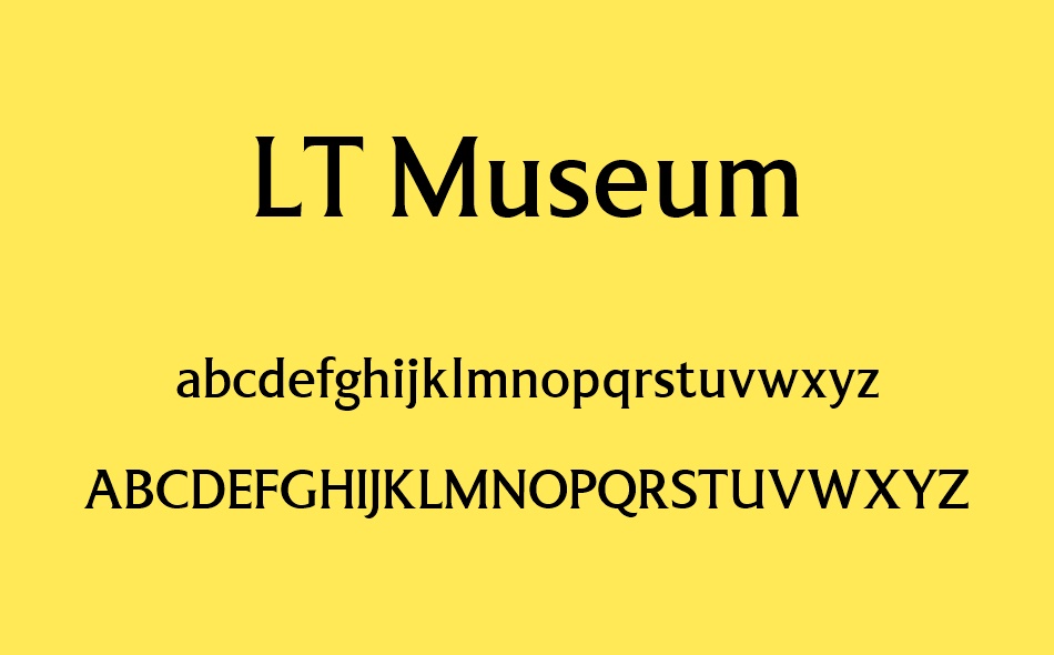 LT Museum font