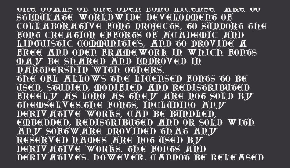 Lubeck font 1