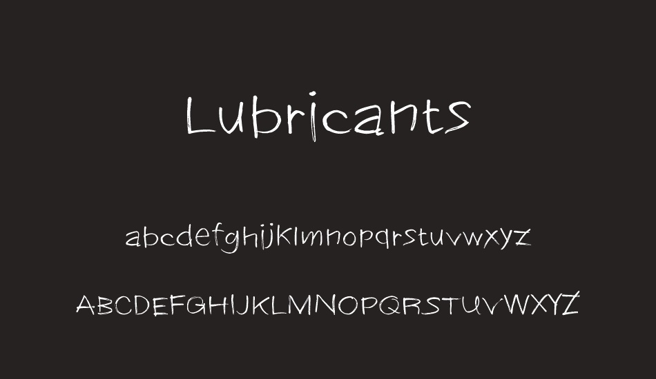 Lubricants font