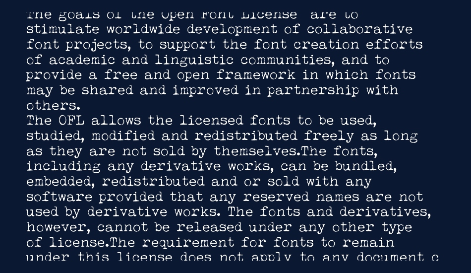 LUCKY TYPEWRITER font 1
