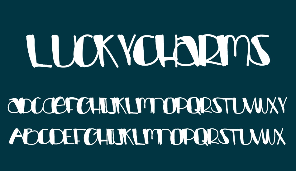 LuckyCharms font
