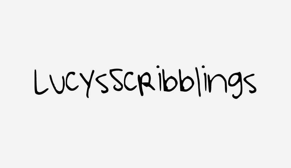 LucysScribblings font big