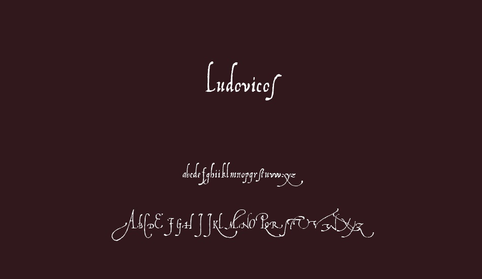 Ludovicos font