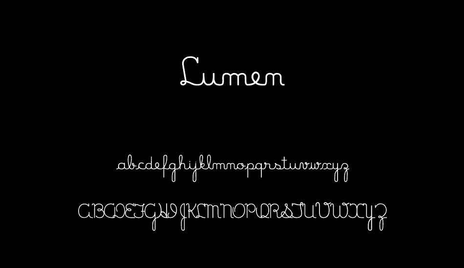 Lumen font