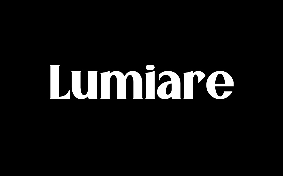 Lumiare font big