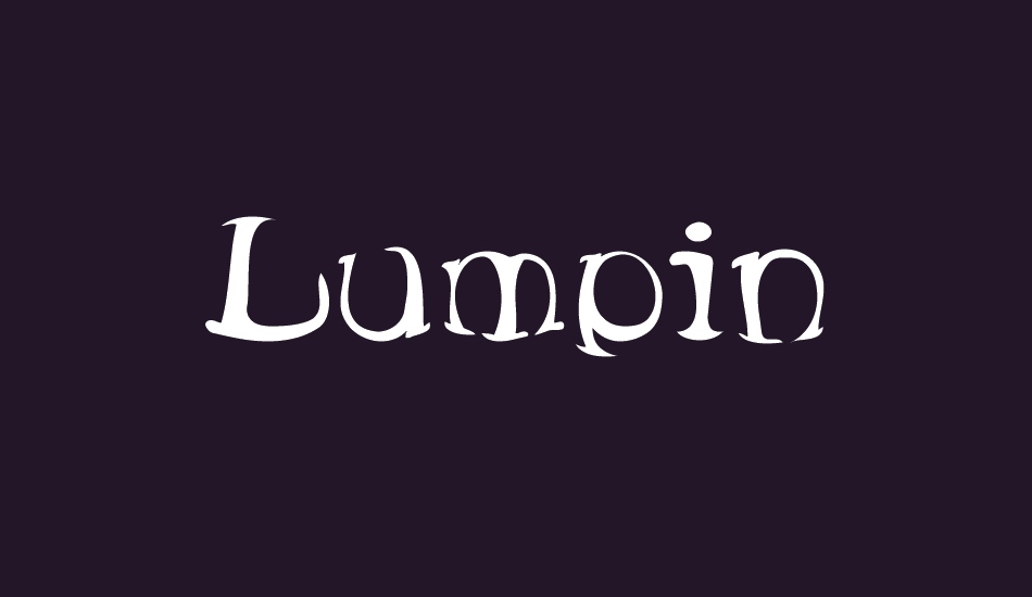 Lumpin font big