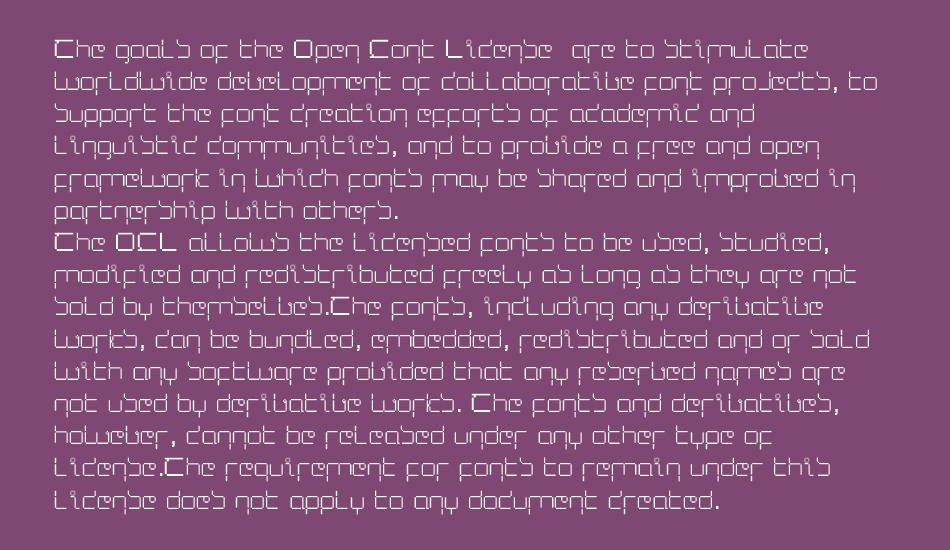 Lupanesque square font 1