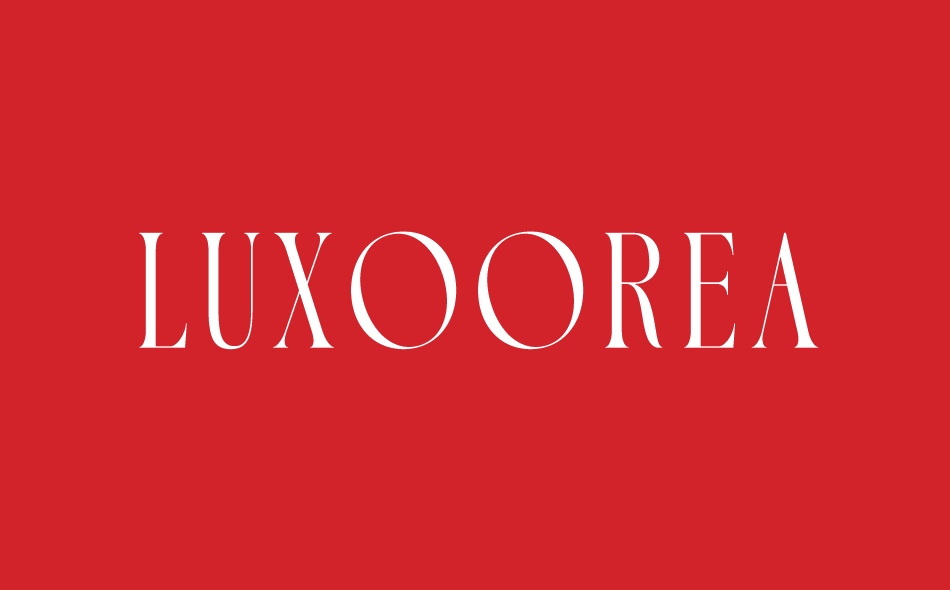 Luxoorea font big