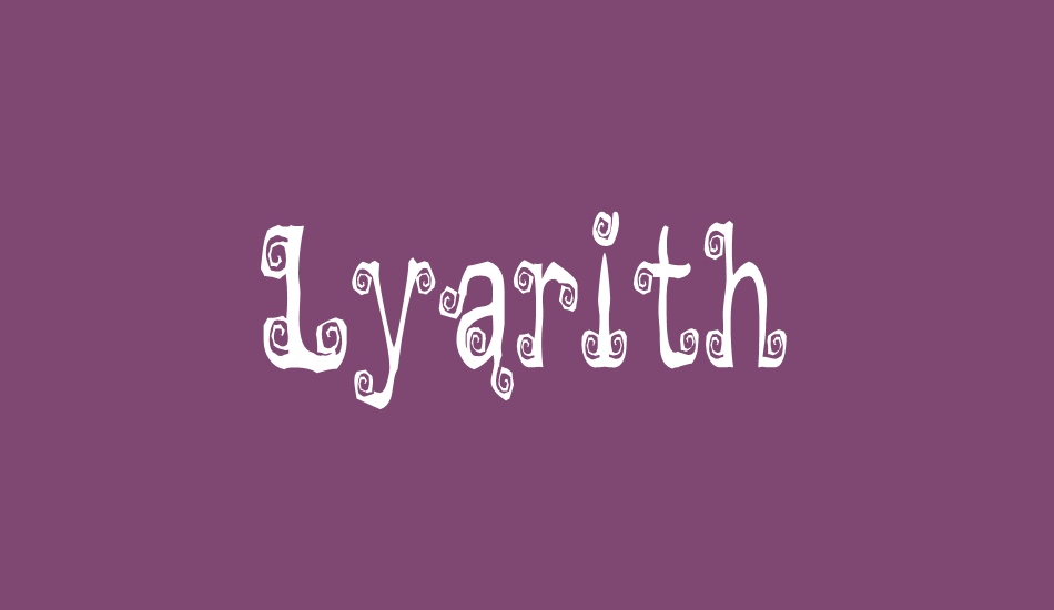 Lyarith font big