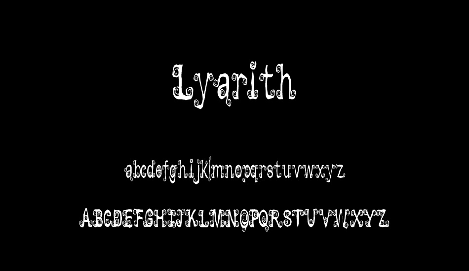 Lyarith font