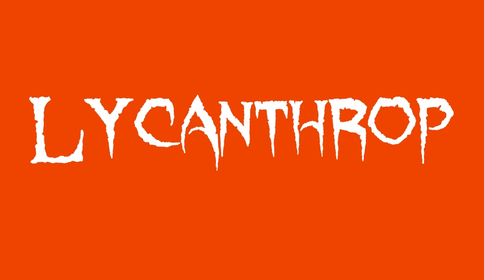 Lycanthrope font big
