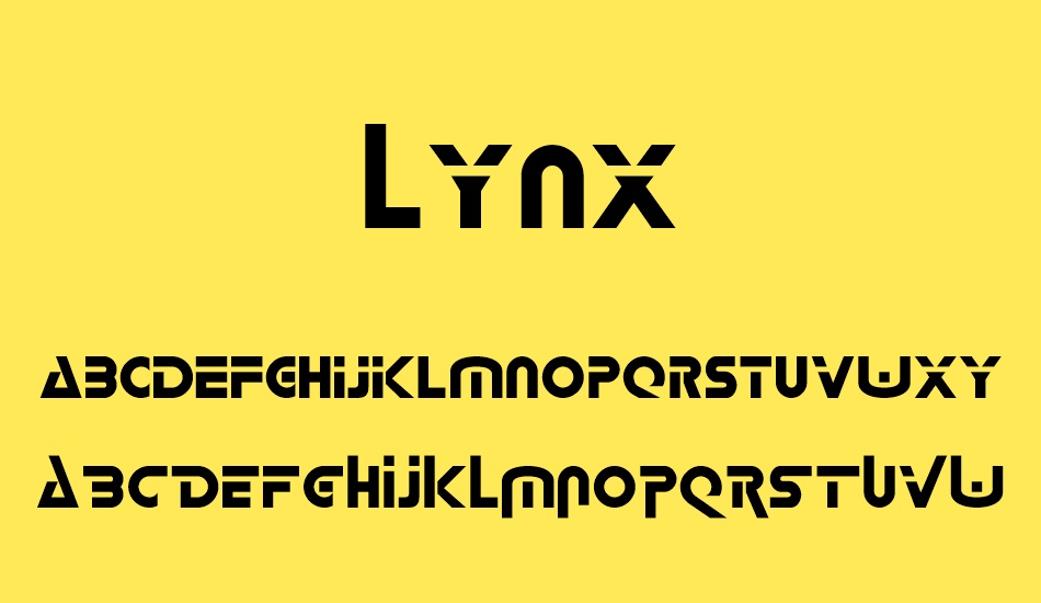 Lynx font