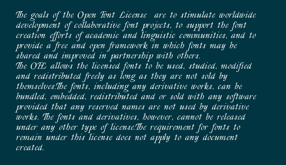 Lyonesse™ font 1