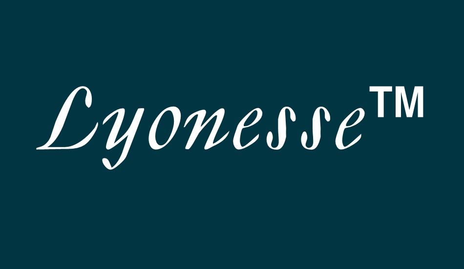 Lyonesse™ font big