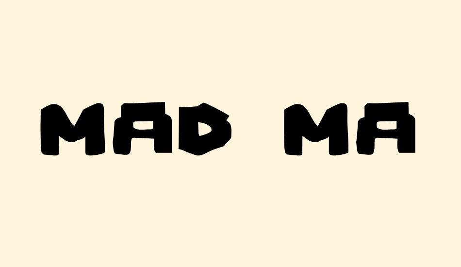 Mad Marker font big