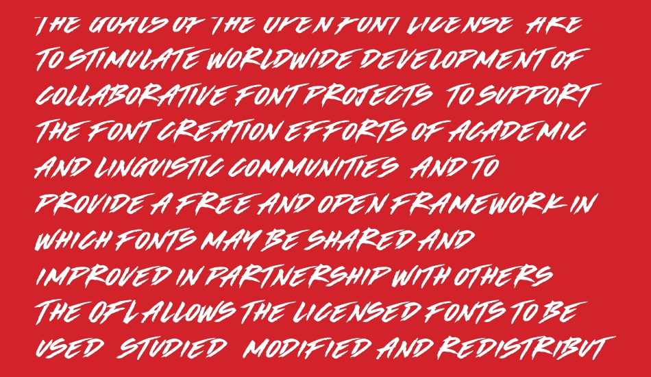 Made by Bears DEMO font 1