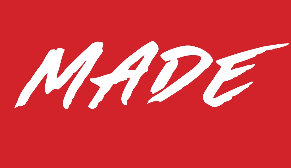 Made by Bears DEMO font big