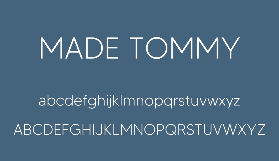 made-tommy font