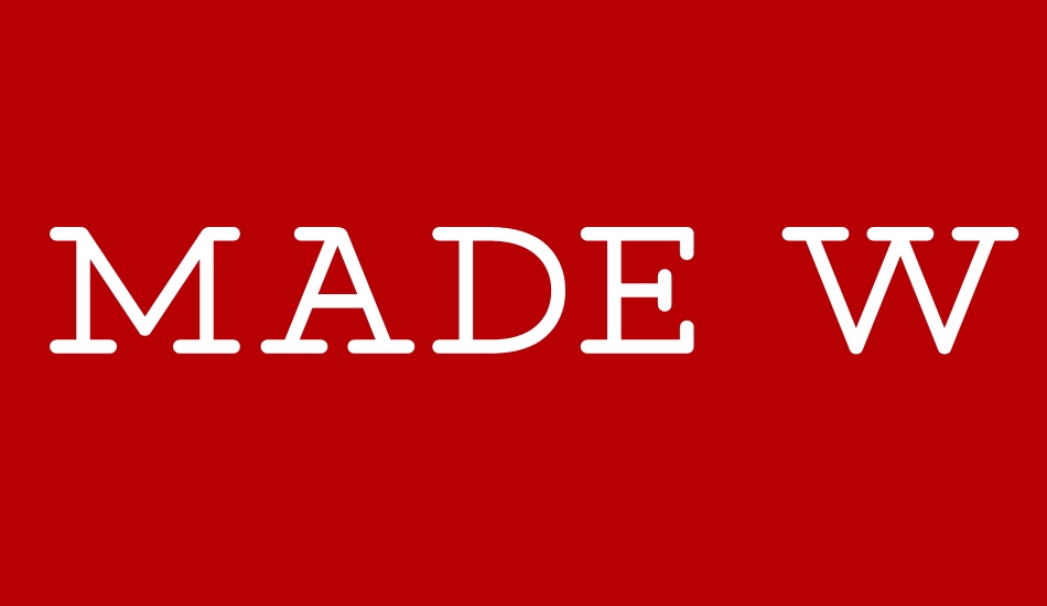 made-waffle-slab font big