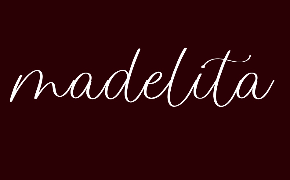 Madelita font big