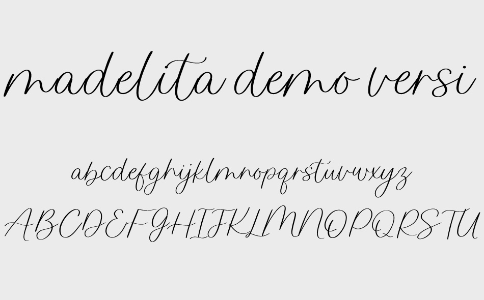 Madelita font