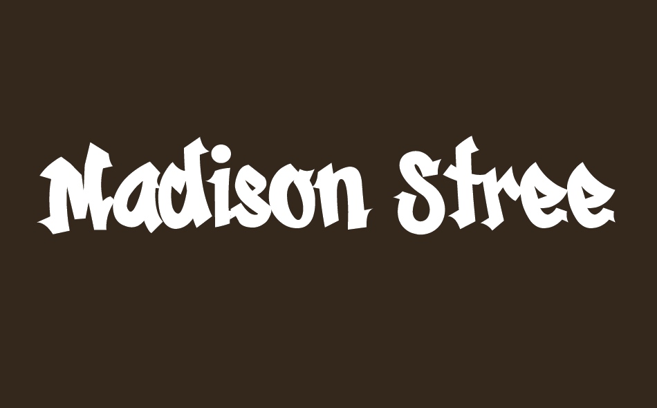 Madison Street font big