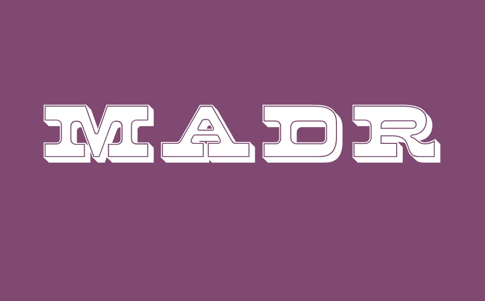 Madrid font big