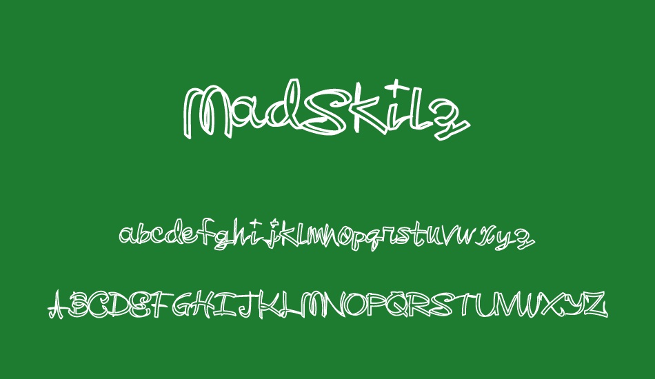 MadSkilz font