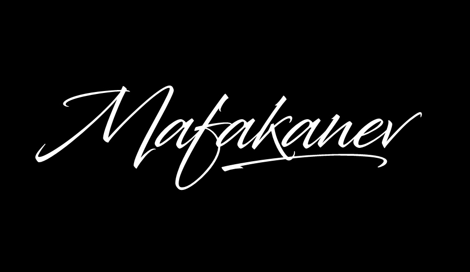 Mafakanev font big