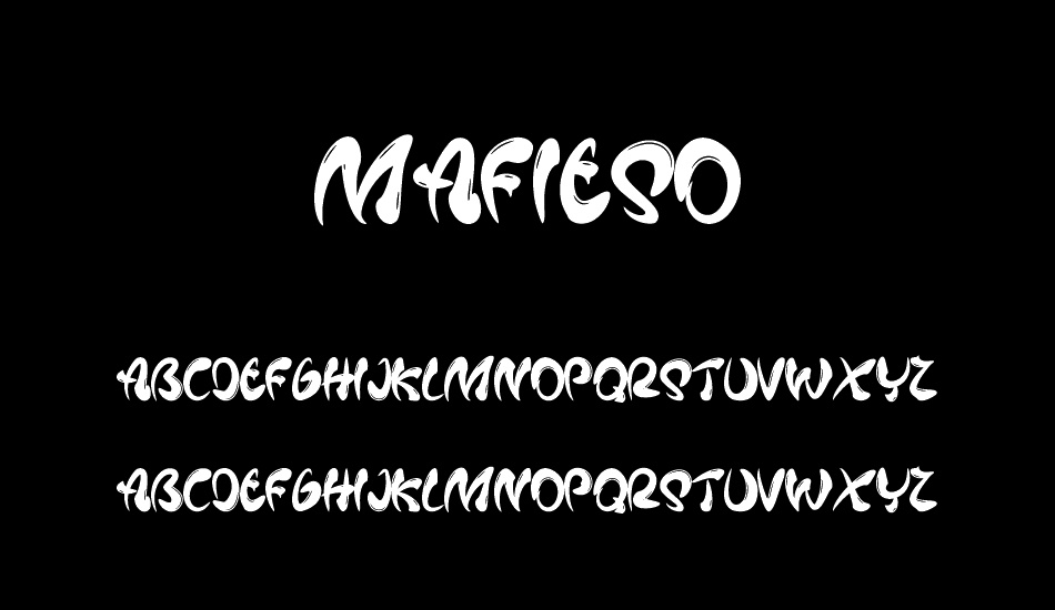Mafieso font