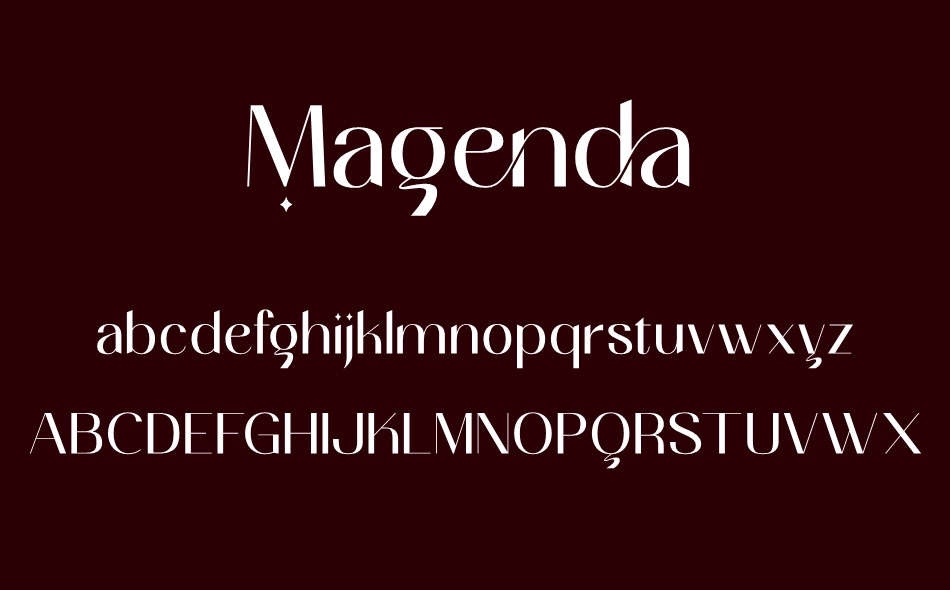 Magenda font