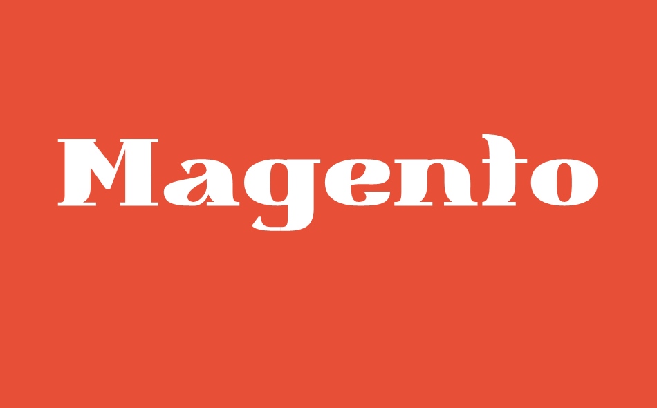 Magento Black font big