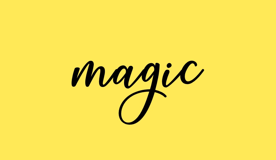 magic font big