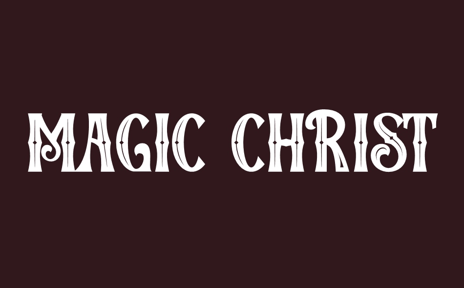 Magic Christmas font big