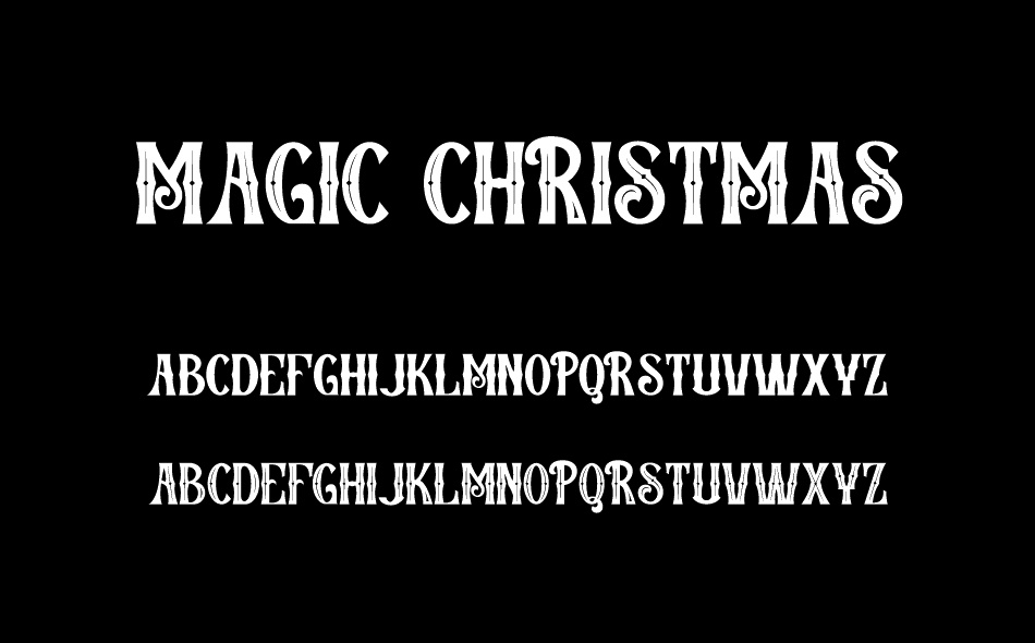 Magic Christmas font