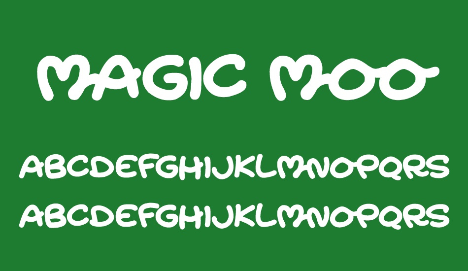 Magic Moons font