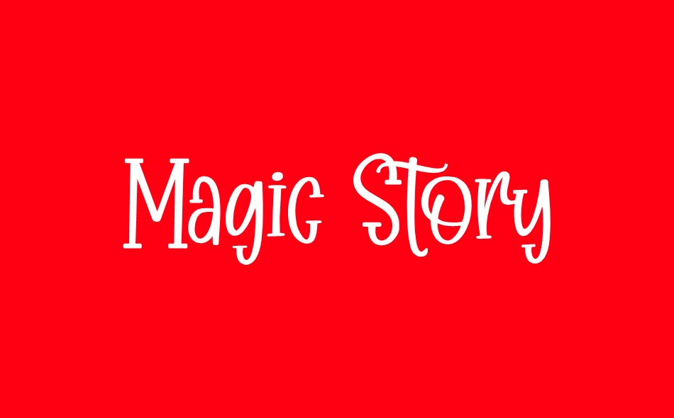 Magic Story font big