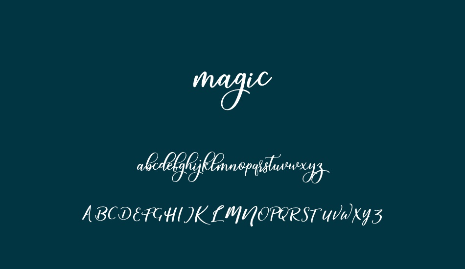 magic font