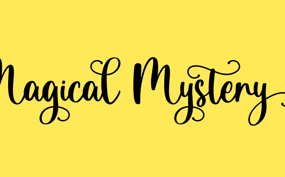 Magical Mystery font big