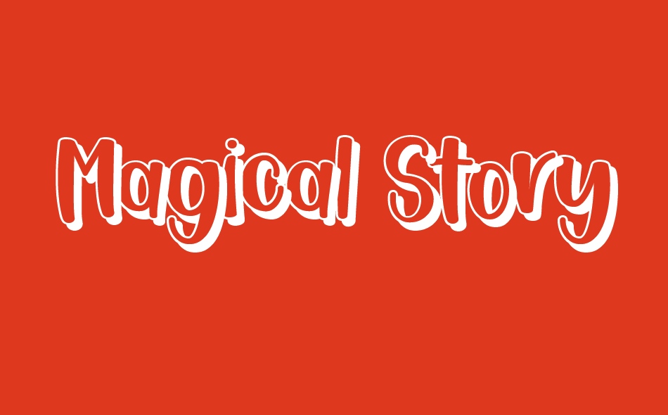 Magical Story font big